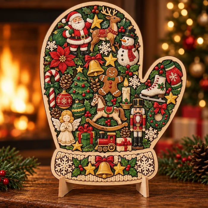 🎅 2026 Christmas Gift 49% Off--⏰🎄 ✨ Intricate Christmas Keepsake Wooden Puzzle Ornaments – Artistic Festive Tabletop Décor