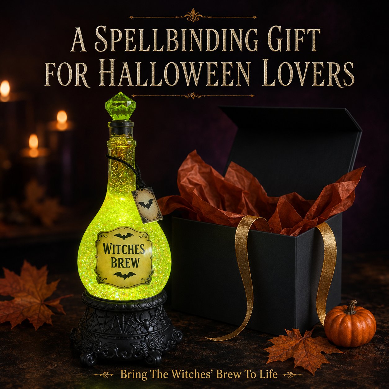 🔥Last Day 49% OFF -🧙✨Lighted Enchanted Tonic Poison Bottle Glitter Globe(📦Buy 2 Free Shipping)