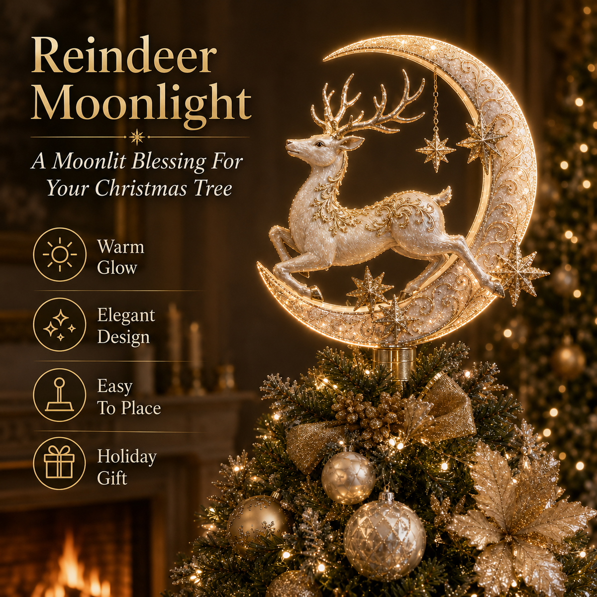 šMeaningful Christmas Tree Topper Collection⢠ā Lighted Holiday Keepsakes