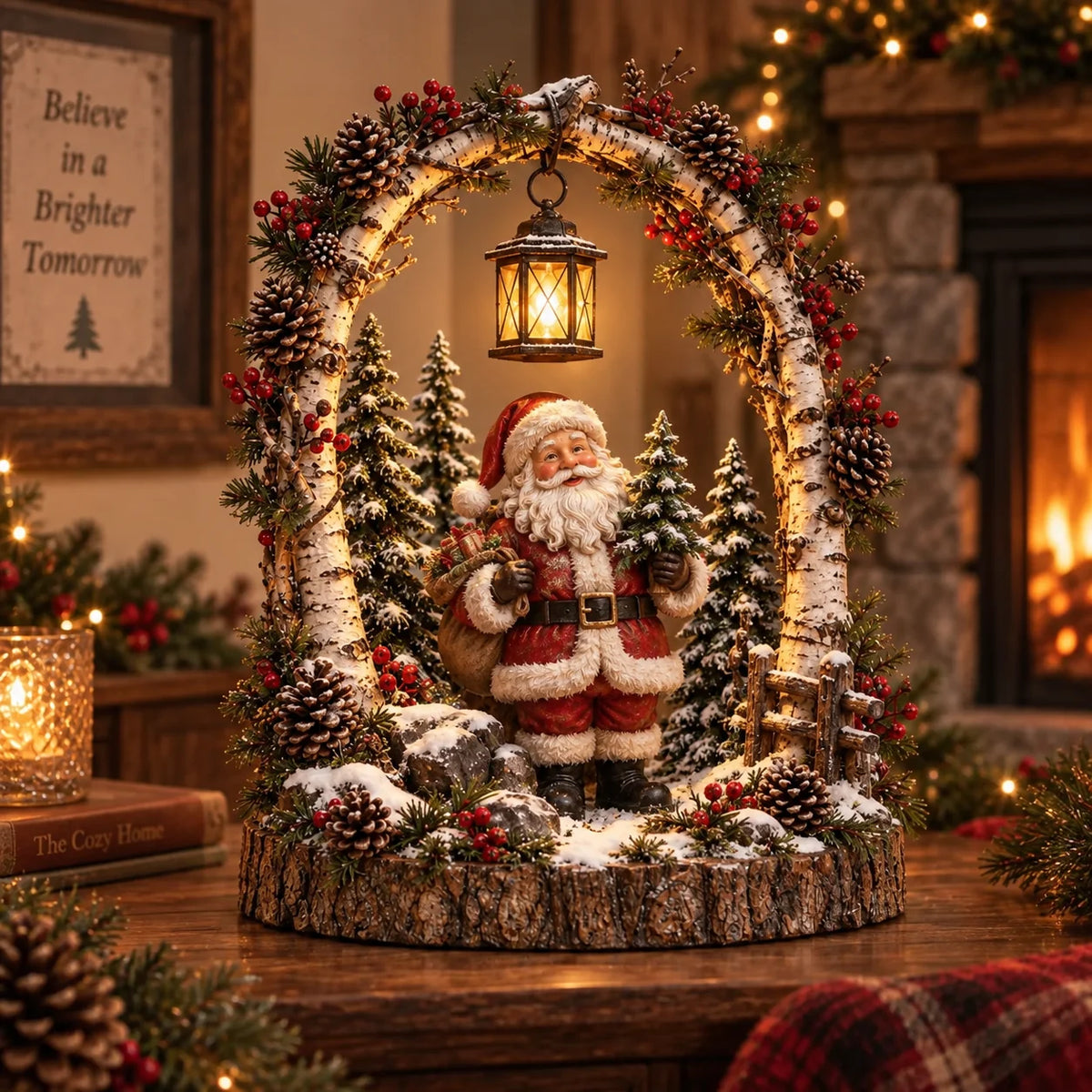 🐂🎄christmas Woodland Glow™ – Lighted Winter Lantern Collection