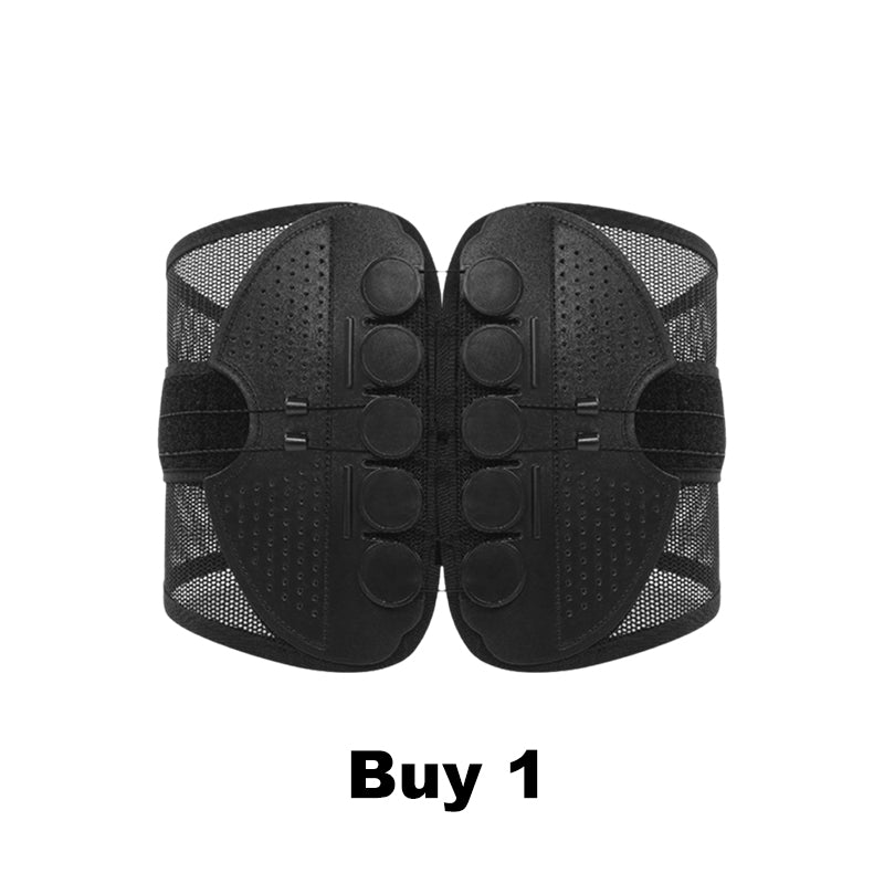 ✨Relieve Back Pain Anytime, Anywhere🎉Adjustable Double Pulley Breathab
