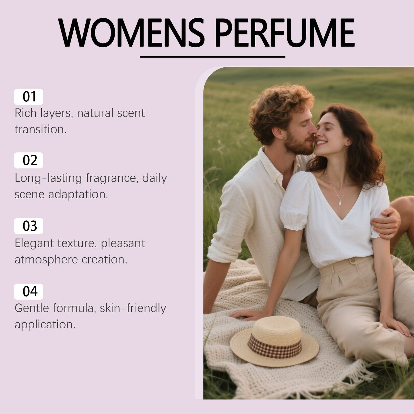 🌸Women's Perfume, Long Lasting Floral Fruity Fragrance with Pistachio, Jasmine Absolute & Caramel🌸