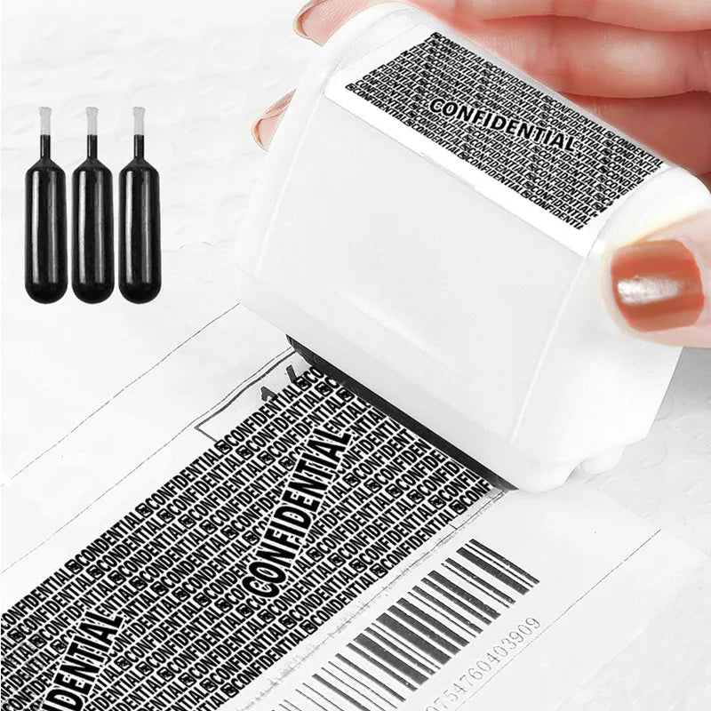 🔥Privacy Protection Security Roller Stamp — Address & Billing Info Blocker