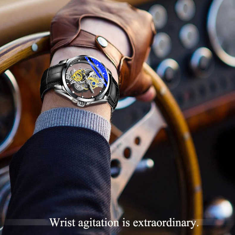 📢📢50% OFF !! ⏰Double-Sided Skeleton Automatic Tourbillon Non-Mechanical Movement Watches