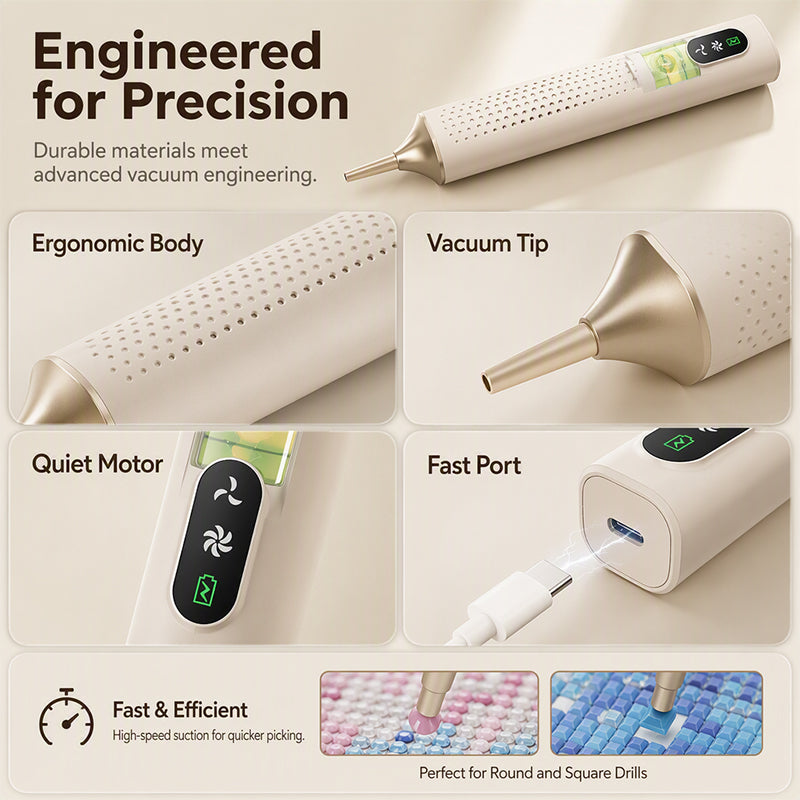 💎 LIMITED‑TIME 49% OFF! ✨ Rechargeable Electric Diamond Pen – Precise, Comfortable, Time‑Saving