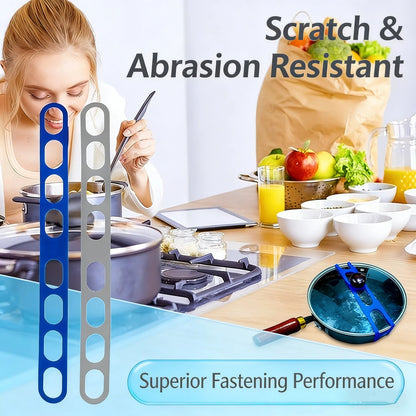 Universal Silicone Lid Securing Straps (3-Pack)
