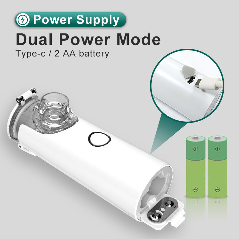 Portable mesh nebulizer