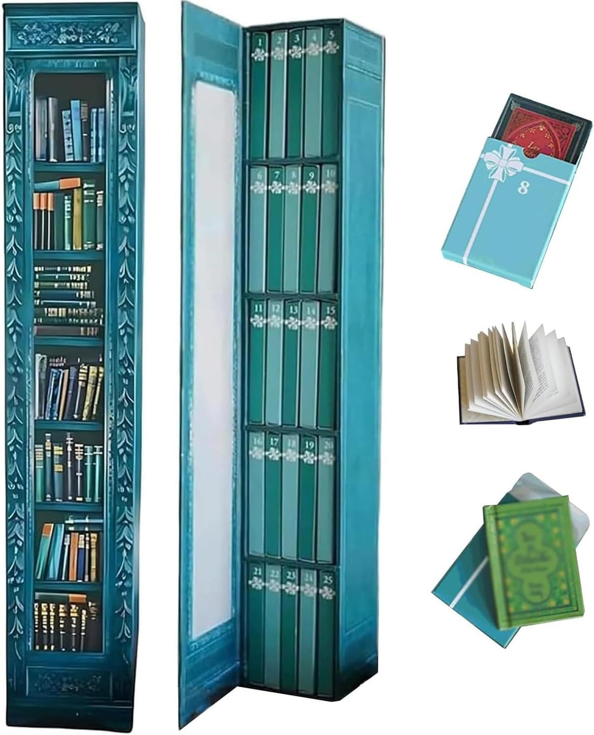 Last Day 49% OFF – 📚 25-Day Mini Book Advent Calendar – A Book Lover's Christmas Countdown