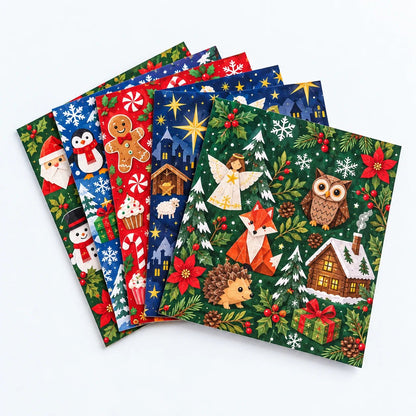 🔥🧘Relaxing & Beginner-Friendly- 3D DIY Paper Christmas(💕Step-by-Step Guide Included)