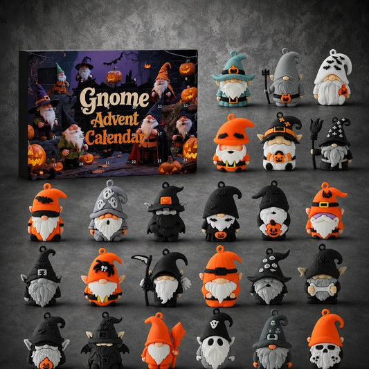 2026 Halloween Gnome Advent Calendar - 24-Day Countdown