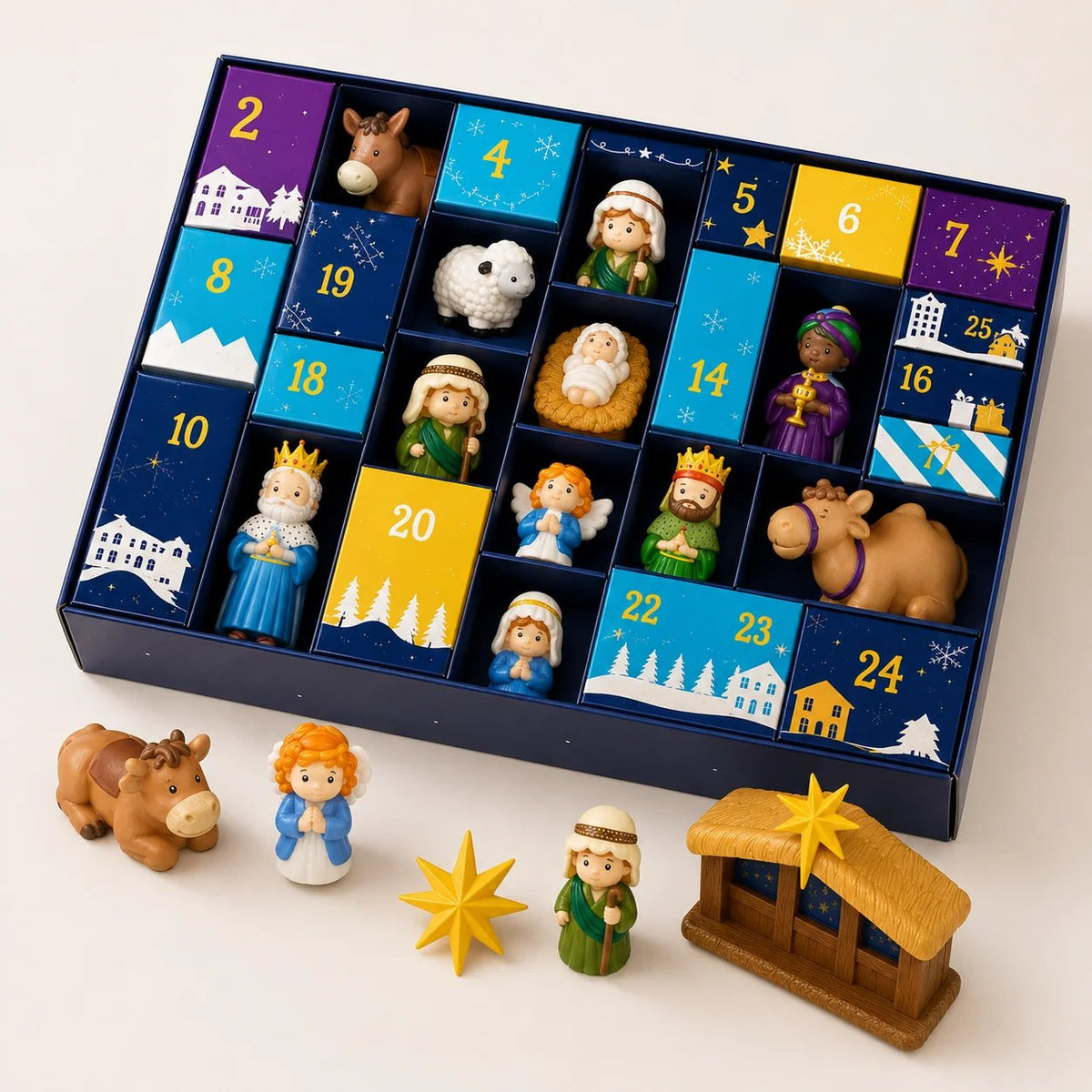 ✝️🙏2026 Nativity Advent Calendar – ✨25-Piece Christmas Story Set for Kids(📦Buy 2 Free Shipping)