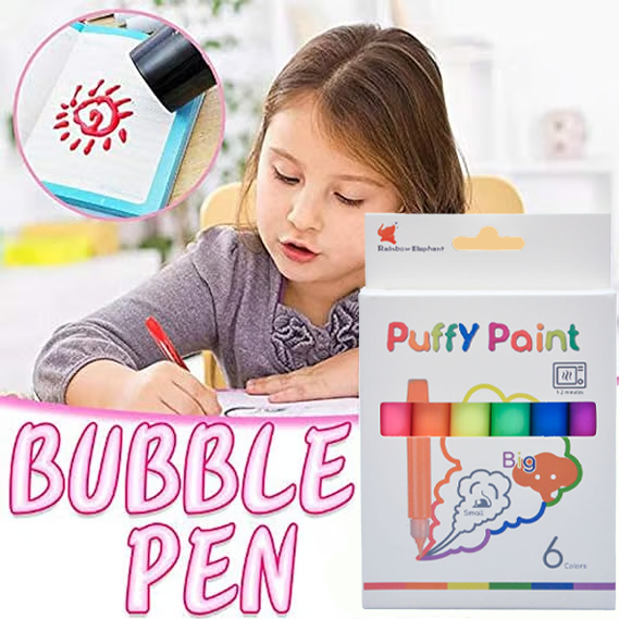 🔥🔥🔥 HOT SALE ！！！🎨 3D Puffy Art Pens™ – Create Fun Raised Designs & Creative DIY Artwork