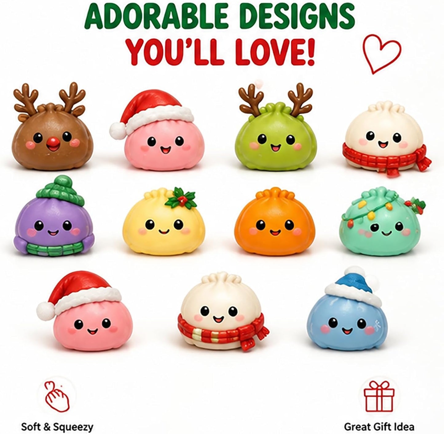24 Days of Squishy Christmas Surprises 🎄
