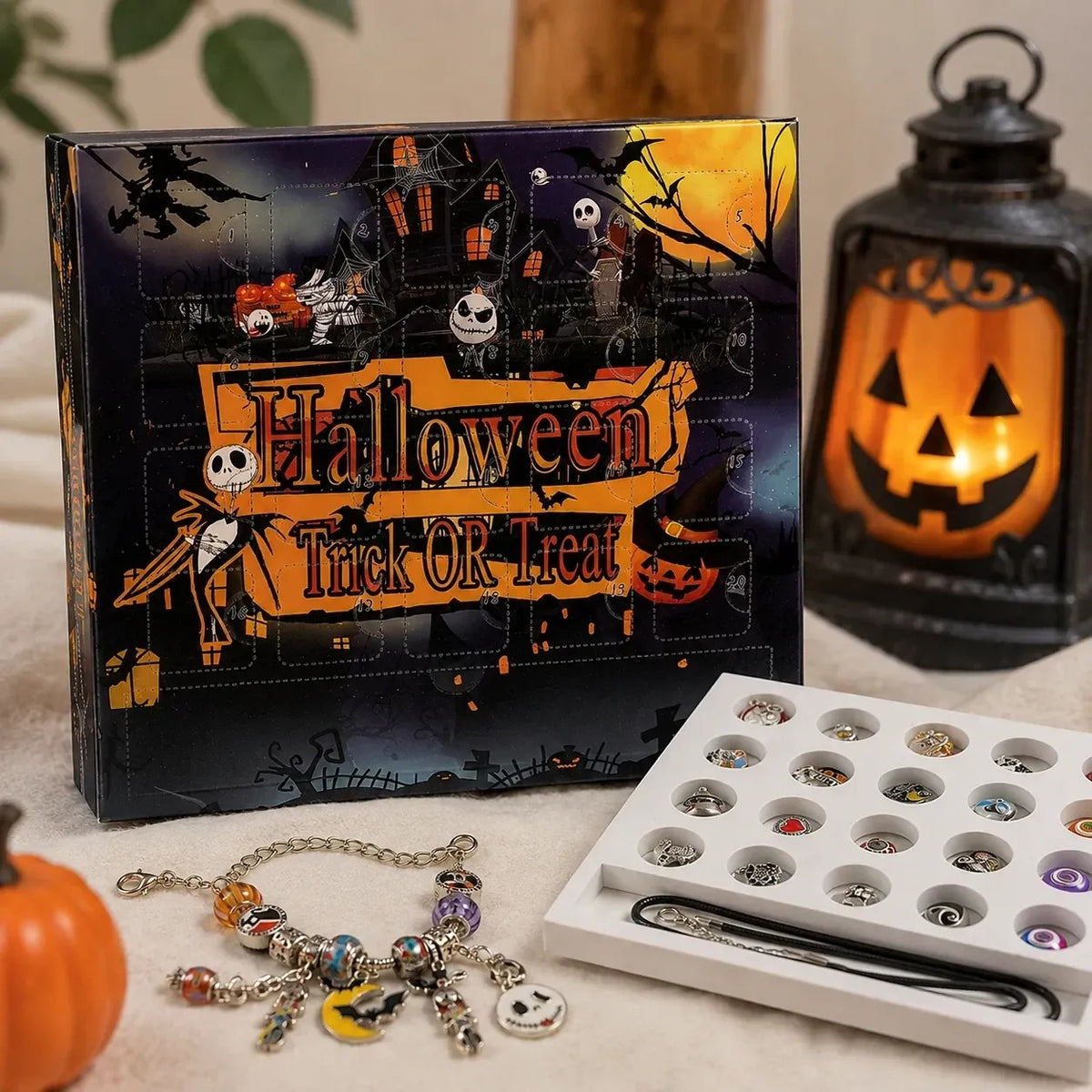 Halloween Charm Advent Calendar Bracelet Blind Box