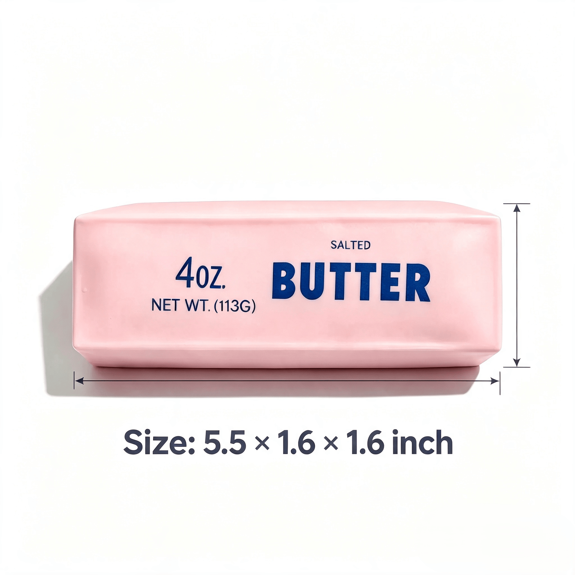 🧈 Crunchy Butter Bar Squishy Toy – Satisfying Squeeze Sensory Fidget Toy for Stress Relief, Relaxation & Fun 🎧