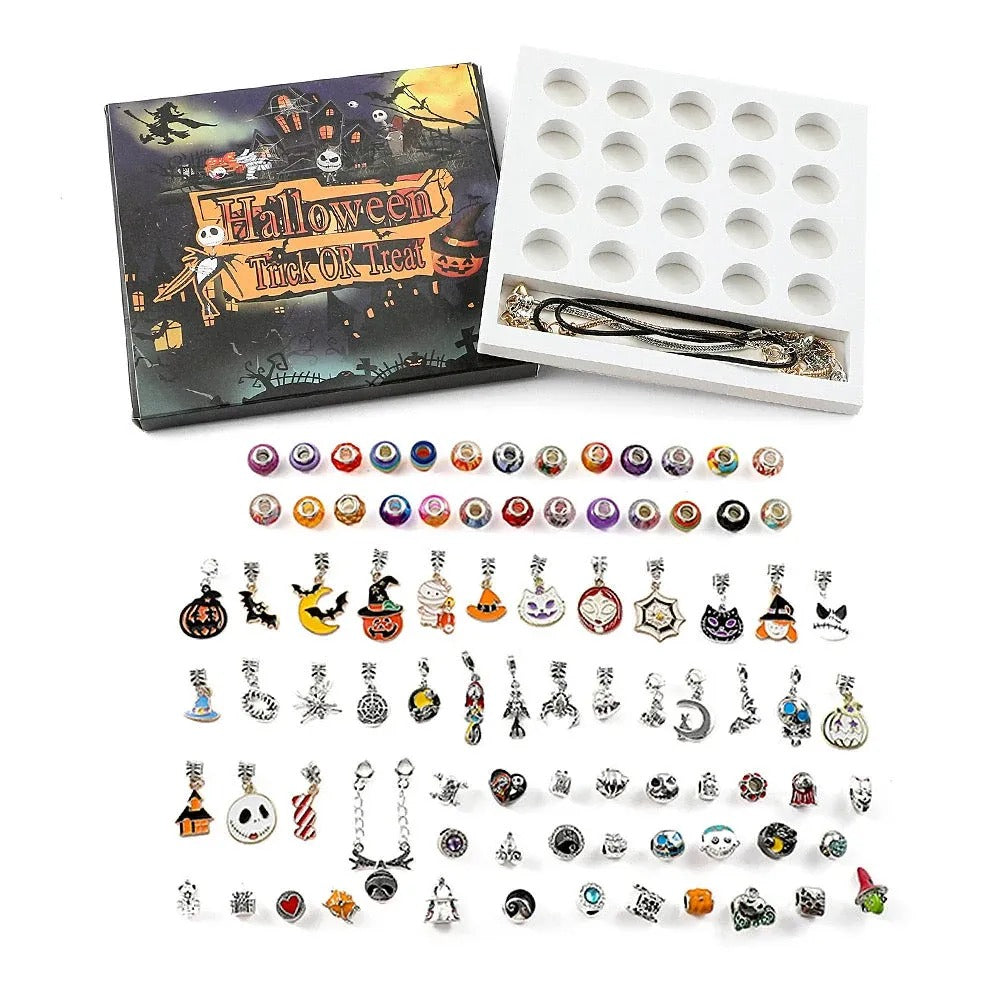 Halloween Charm Advent Calendar Bracelet Blind Box