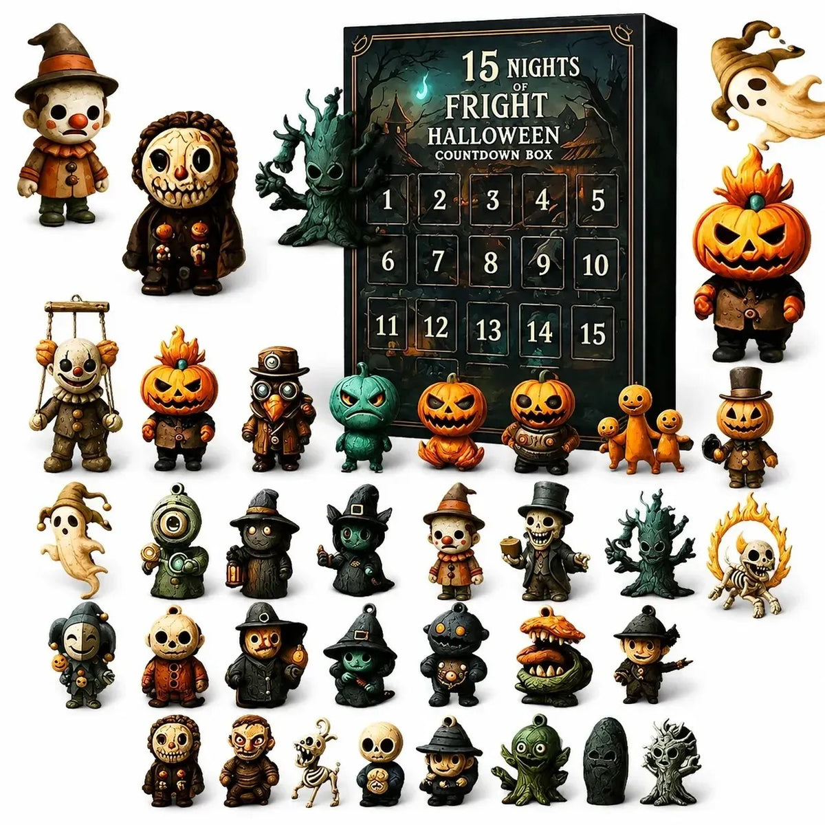 Halloween Countdown Advent Calendar Blind Box