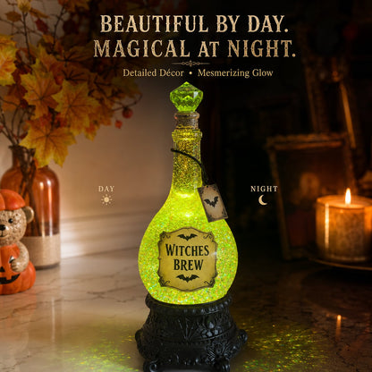 🔥Last Day 49% OFF -🧙✨Lighted Enchanted Tonic Poison Bottle Glitter Globe(📦Buy 2 Free Shipping)
