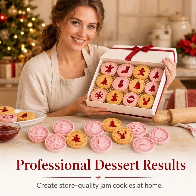 🍪 🎄 Festive Christmas Cookie Mold Set
