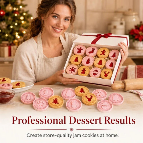 🍪 🎄 Festive Christmas Cookie Mold Set