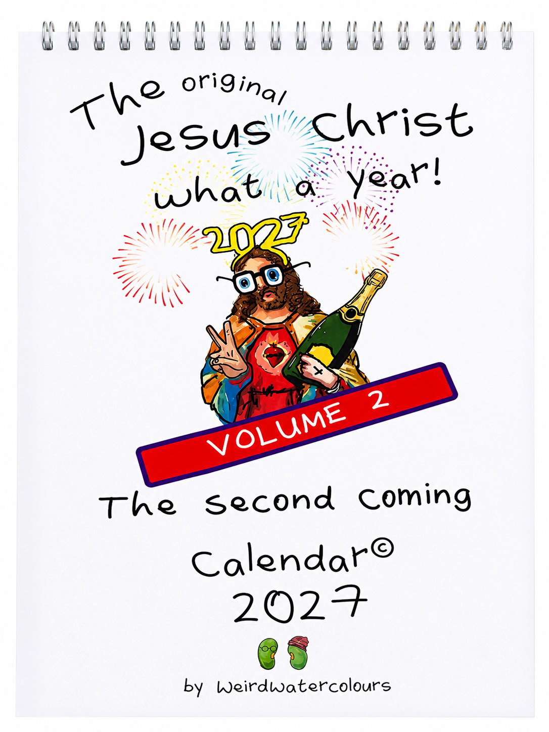 ✝️ Jesus Christ, What A Year! 2027 Funny Christian Calendar 😂