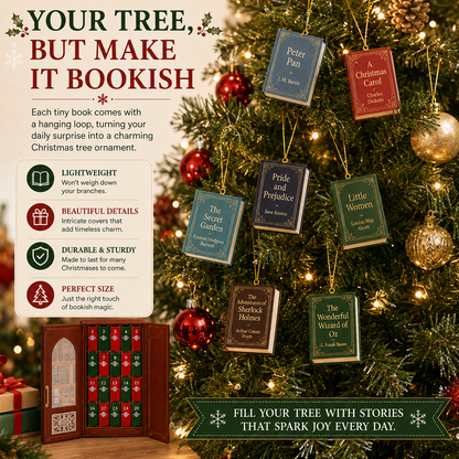 Last Day 49% OFF – 📚 25-Day Mini Book Advent Calendar – A Book Lover's Christmas Countdown