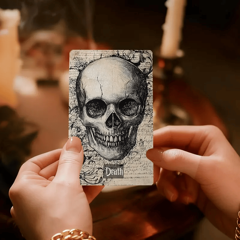 💀🖤Vintage Gothic Tarot Cards Set - 78 Tarot Cards Deck