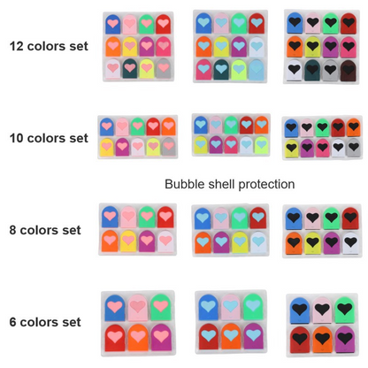 🌈 Instant Hair Color Magic – Washable Temporary Hair Chalk Set ✨