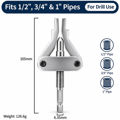 Broken Pipe Extractor Tool – Drill-Powered Solution For Fast Broken Fitting Removal