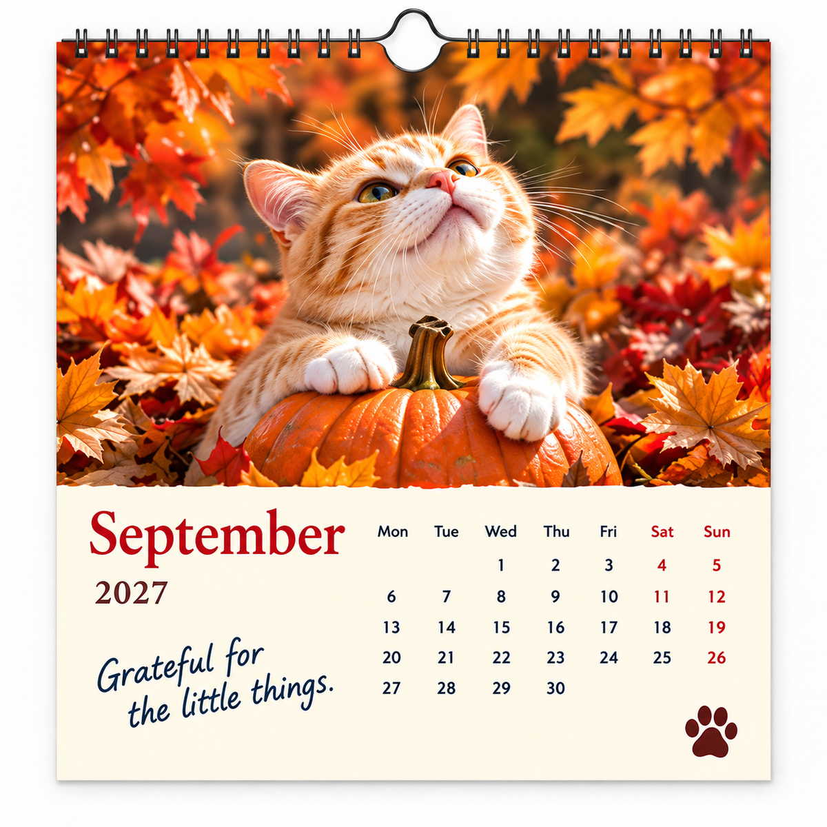 🐱2027 Funny Cats Wall Calendar