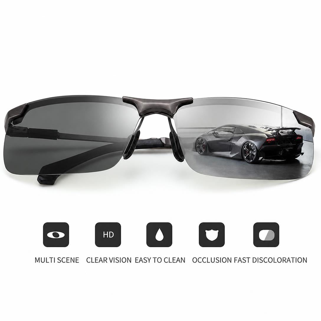 🥳2026 HOT SALE🥳💞50K+ SOLD!🕶️🌦️ Upgraded Photochromic Lenses 49% OFF! Anti-glare polarization meets smart light adaptation. A stylish, intelligent choice for your eyes. 💎😎