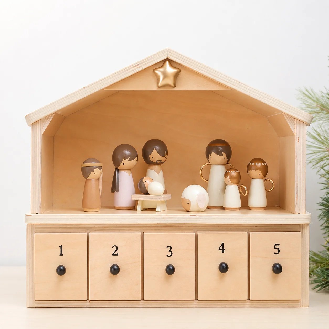 Nativity Advent Calendar 2026 – 24-Day Christmas Countdown with Nativity Figures