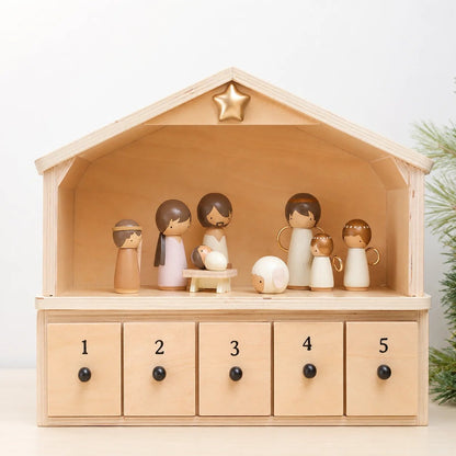 Nativity Advent Calendar 2026 – 24-Day Christmas Countdown with Nativity Figures