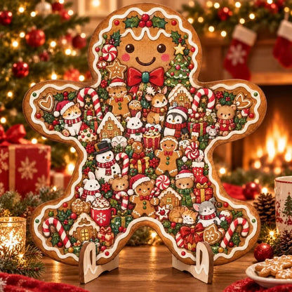 🎅 2026 Christmas Gift 49% Off--⏰🎄 ✨ Intricate Christmas Keepsake Wooden Puzzle Ornaments – Artistic Festive Tabletop Décor