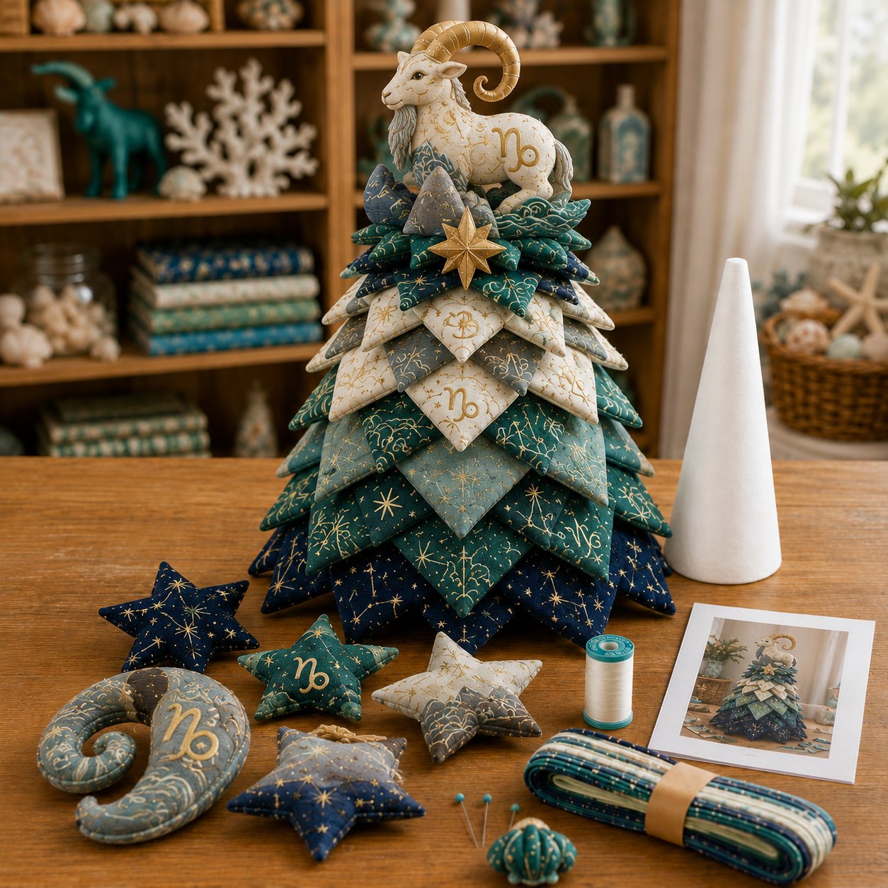 ⏳ Last Day 49% OFF – ♓ Beginner-Friendly DIY Layered Pisces Zodiac Quilted Tree Kit | Complete Kit with All Tools & Step-by-Step Guide Included 💕