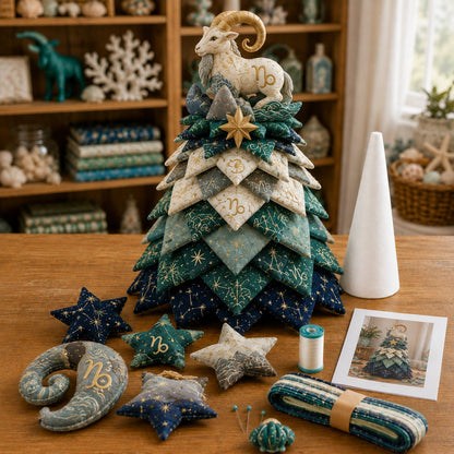 ⏳ Last Day 49% OFF – ♓ Beginner-Friendly DIY Layered Pisces Zodiac Quilted Tree Kit | Complete Kit with All Tools & Step-by-Step Guide Included 💕
