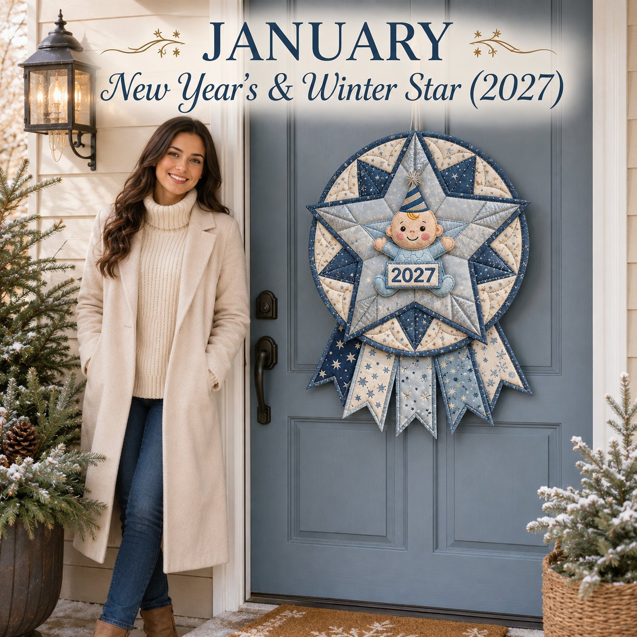 🗓️ Beginner-Friendly 12-Month Themed 3D Quilted Door Hanger Sewing Kit Collection | Complete Kit with Coordinated Fabrics, Sewing Materials & Step-by-Step Guide Included 💕