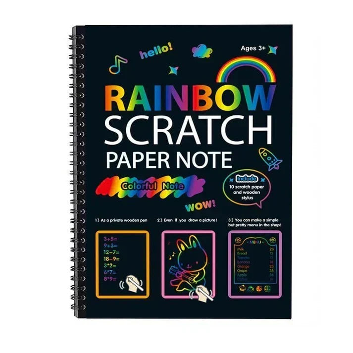🔥Hot Sale 50% OFF🌈✍️Rainbow Magic Scratch Paper