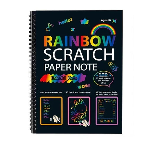 🔥Hot Sale 50% OFF🌈✍️Rainbow Magic Scratch Paper