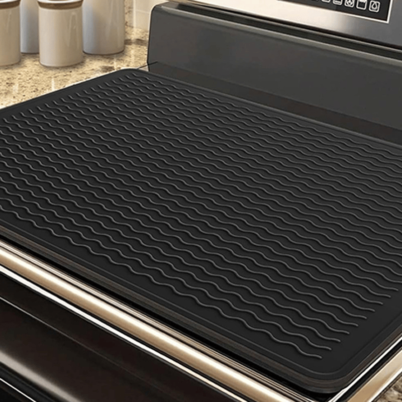 🔥500°F/220°C Heat-Resistant Silicone Stove Cover Mat & Utensils
