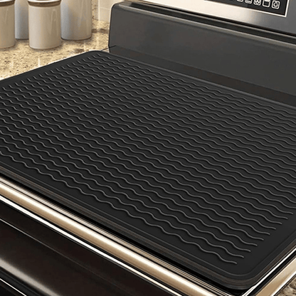 🔥500°F/220°C Heat-Resistant Silicone Stove Cover Mat & Utensils