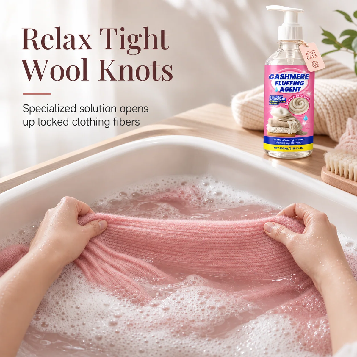 🧶 Wool & Cashmere Sweater Softening and Reshaping Care⏳