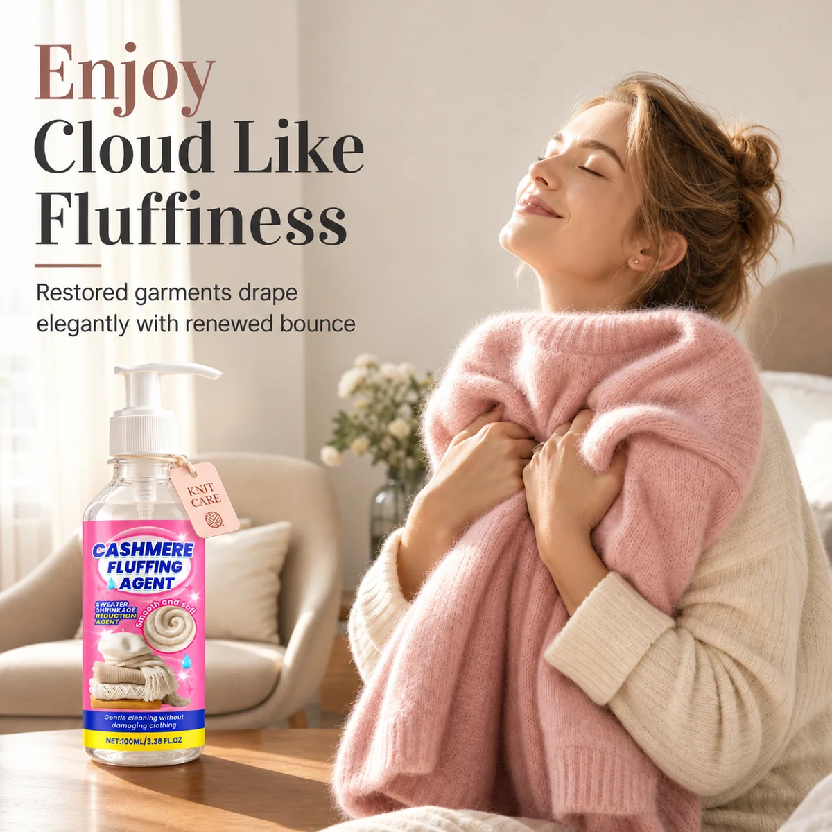 🧶 Wool & Cashmere Sweater Softening and Reshaping Care⏳