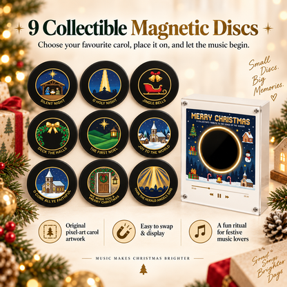 💥Christmas Tunes Player with 9 Magnetic Discs