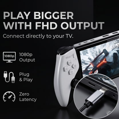 🎄Christmas Sale 🎁Retro Handheld Game Console with HD 5-inch IPS Screen over 20,000 Games