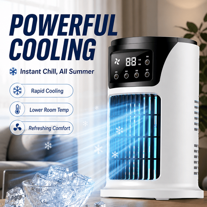 ❄️ Cross-Border Popular Cooling Fan Outdoor Air Cooler Home Desktop Office Humidification Usb Multi-Function Timing Fan