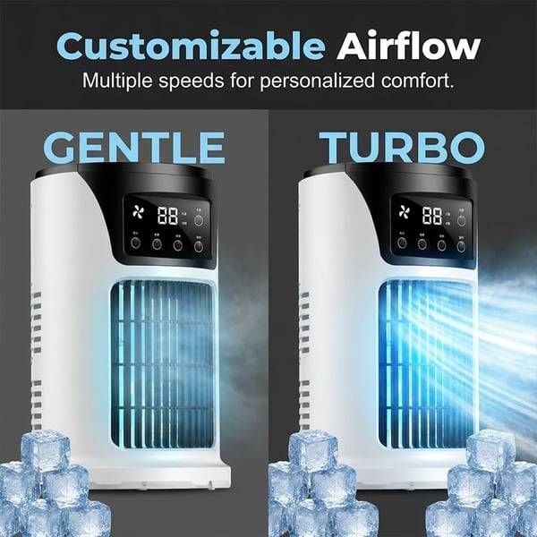 ❄️ Cross-Border Popular Cooling Fan Outdoor Air Cooler Home Desktop Office Humidification Usb Multi-Function Timing Fan