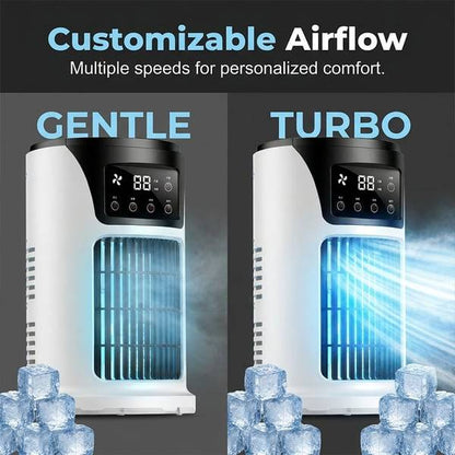 ❄️ Cross-Border Popular Cooling Fan Outdoor Air Cooler Home Desktop Office Humidification Usb Multi-Function Timing Fan