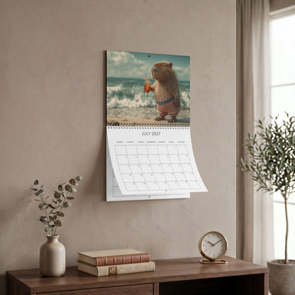2027 Capybara Calendar | Cute Capybara Calendar | A4 Animal Wall Calendar | Gift for Capybara Lovers, Updated for 2027