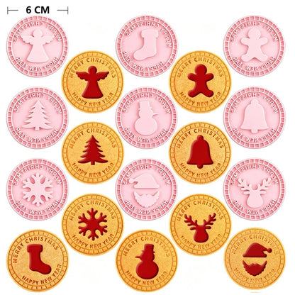 🍪 🎄 Festive Christmas Cookie Mold Set